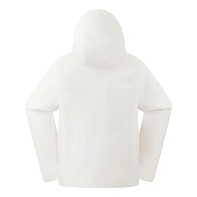 【The North Face】北臉 外套 女 運動連帽外套 防潑水 衝鋒衣 W REIGN ON 2.0 JACKET 米白 NF0A8J6YQLI