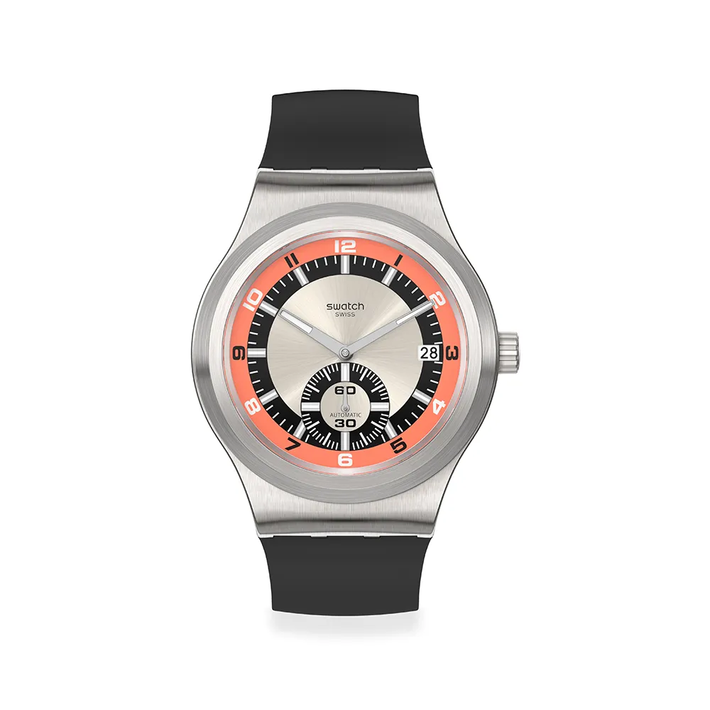 【SWATCH】CONFIDENCE 51 金屬機械手錶/男錶/女錶/瑞士製造 SY23S413(42mm)