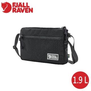【Fjallraven】Vardag Pocket Large隨身袋《煤炭黑》F23200339/側背包/隨身包