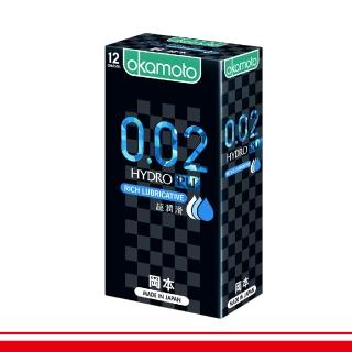 【okamoto 岡本】002 Hydro超潤滑保險套12入/盒
