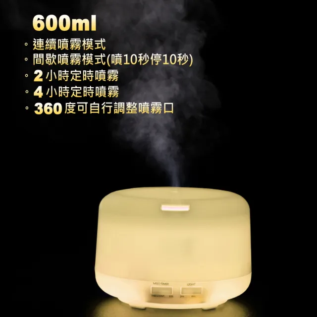 【ANDZEN】安得仁 超音波水氧機AZ-2600(買就送澳洲精油10mlx1瓶/薰香機/加濕器/香氛機/擴香機/負離子)