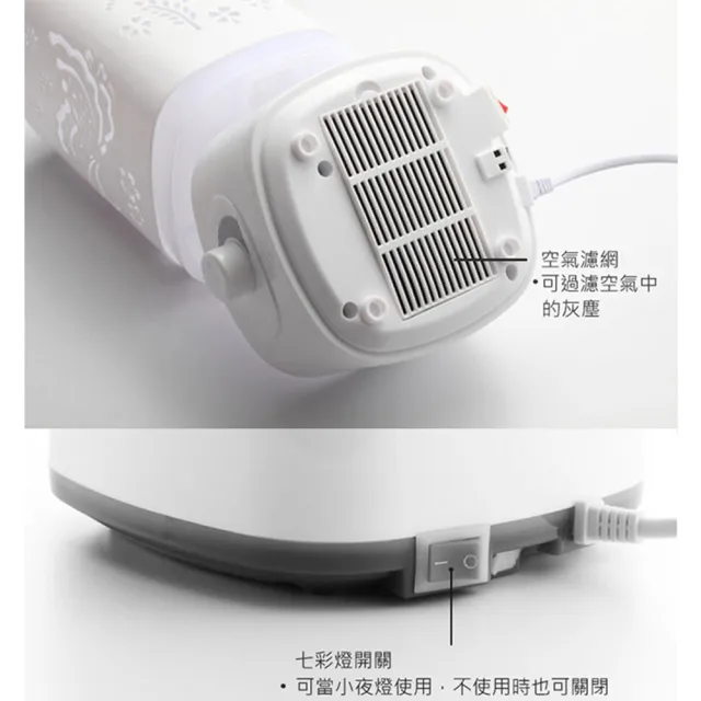 【Warm】大容量雙噴頭超音波水氧機W-180(買就送澳洲精油x5瓶/薰香機/加濕器/香氛機/擴香機/負離子)