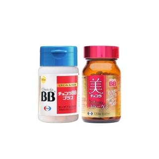 【Eisai 衛採】Chocola BB Plus 180錠+Chocola BB 膠原錠 120錠(讓您每日光采耀顏 活力滿點)