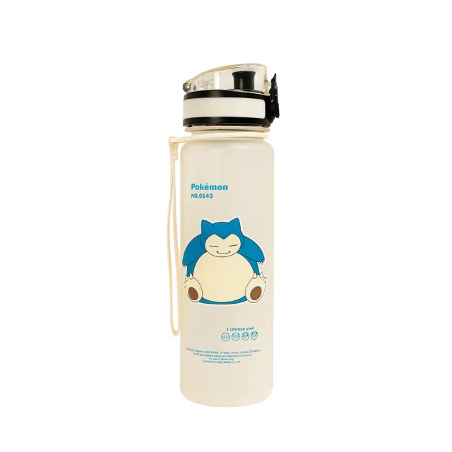 【IMPACT 怡寶】寶可夢卡比獸彈蓋Tritan水壺/水杯/水瓶(500ML) 附提繩-米色 IMPKMB12BE