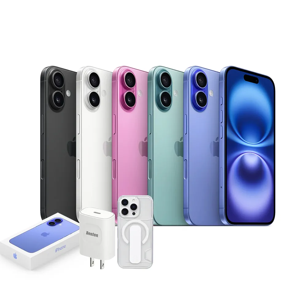【Apple】A+級福利品 iPhone 16 Plus 128G 6.7吋(原廠展示機+90%電池)送20W快充頭+磁吸殼