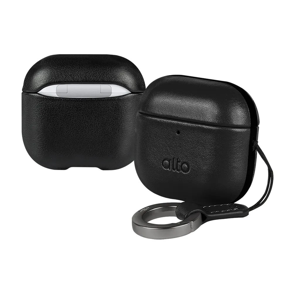 【alto 奧沰】AirPods Pro 3 皮革保護套(真皮 附掛繩 支援無線充電)