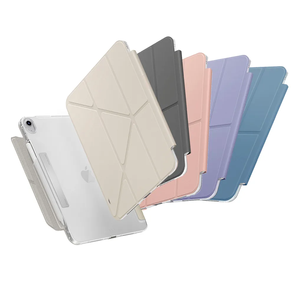 【Uniq】iPad Air 13吋 M4/M3/M2共用 Camden Click 磁吸設計帶筆槽多功能極簡透明保護套