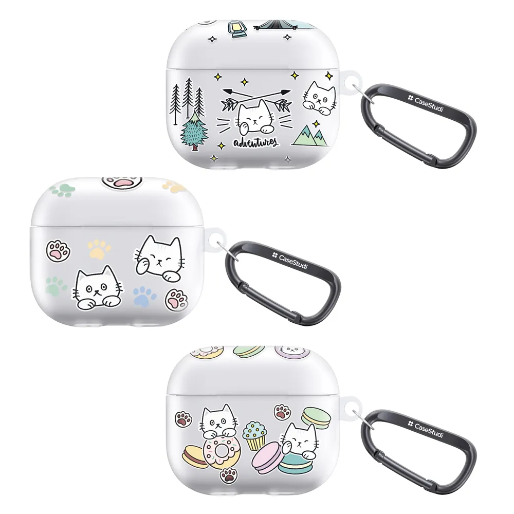 【Casestudi】AirPods 4 CAST 貓咪系列充電盒保護殼(AirPods 4 保護殼)