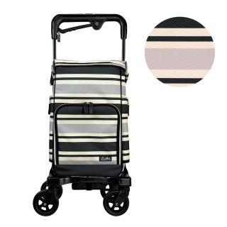 【Rollker 羅克】保溫保冷 購物車 買菜車 手推車 伸縮袋 增大容量 旅行推車 柺杖車 防潑水(NO.07SE)