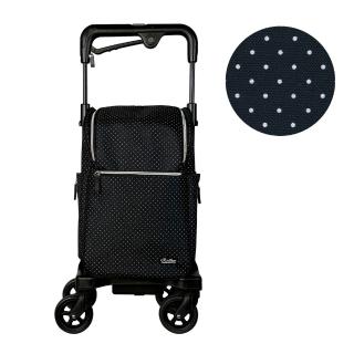 【Rollker 羅克】購物車 購物推車 買菜車 手推車 旅行推車 行李 拉桿 柺杖車 萬向輪 防潑水(NO.07SF)