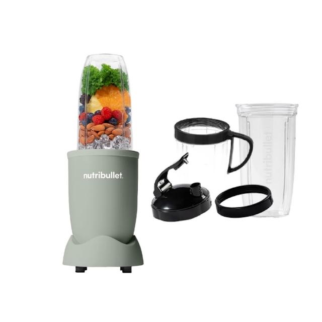 【nutribullet 紐粹樂】900瓦Pro強效營養瞬萃果汁機NB-201(薄荷綠/隨行杯/調理機/綠拿鐵)