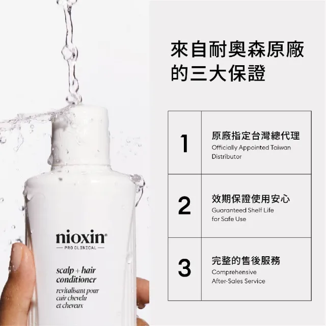 【NIOXIN 耐奧森】官方直營 3號甦活乳1000ml(潤髮乳/護髮)