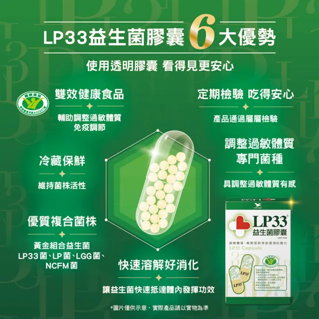 【統一】LP33益生菌膠囊5盒+B1 PLUS 1盒(30顆/盒-調整體質 提振精神 複合菌株 保健禮盒)