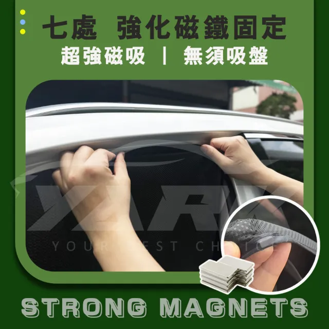 【YARK】酷涼科技磁吸遮陽簾-前座款 磁吸遮陽簾｜汽車遮陽｜車用防曬｜車用遮陽｜汽車隔熱