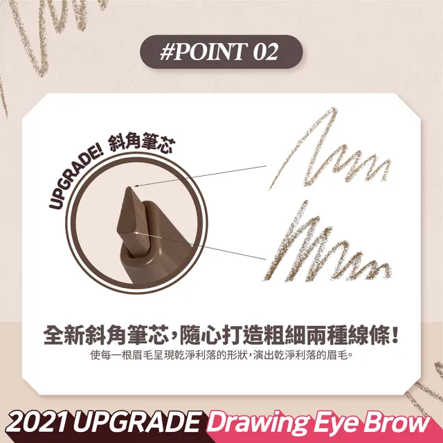 【ETUDE】官方直營 素描高手造型眉筆 (8入組)