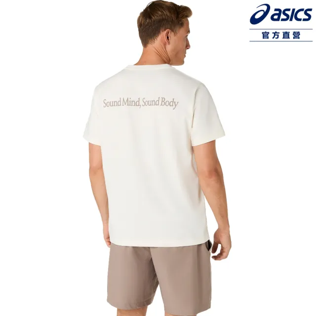 【asics 亞瑟士】短袖上衣 男女中性款 P.LIFE系列 海外版型 訓練上衣 2033C014-101