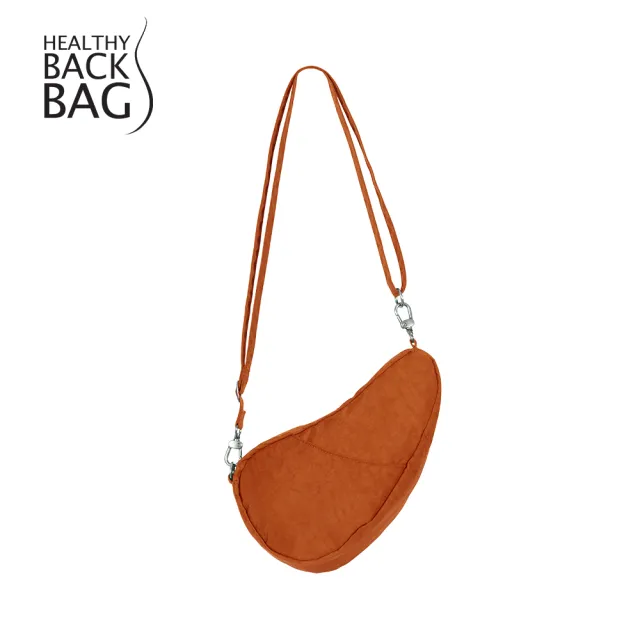 【HEALTHY BACK BAG】官方直營-基本款 TEXTURED NYLON BAGLETT 斜背包-辛香橘 男側背包 女側背包 小包