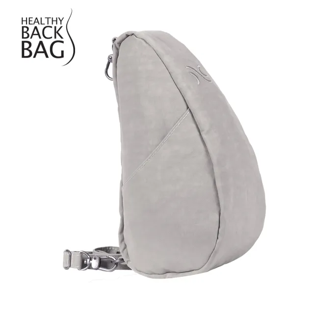 【HEALTHY BACK BAG】官方直營-基本款 TEXTURED NYLON BAGLETT 斜背包-銀河灰 男側背包 女側背包 小包