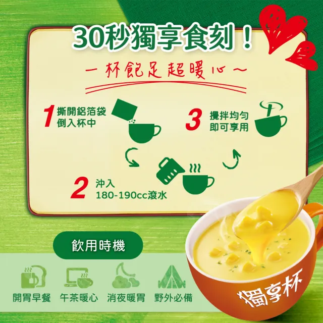 【康寶】獨享杯12盒-共36入組(玉米/蘑菇/香蟹海鮮/日式味噌)
