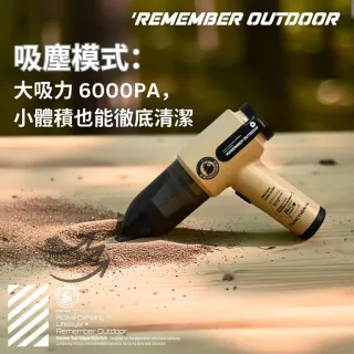 露營中毒本鋪 雷神無線吸塵器 充氣幫浦 6件組 吹吸兩用 靜音設計 強效除塵 戶外 露營