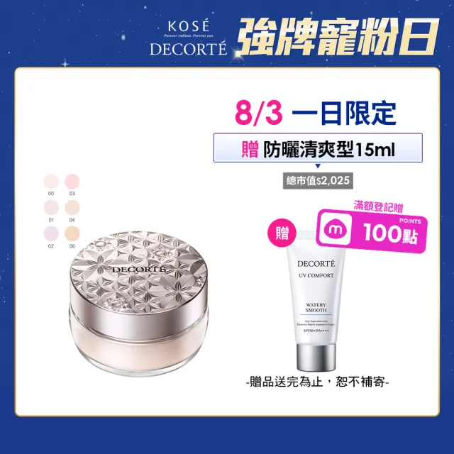 【COSME DECORTE 黛珂】絲柔調光蜜粉20g(6色可選)