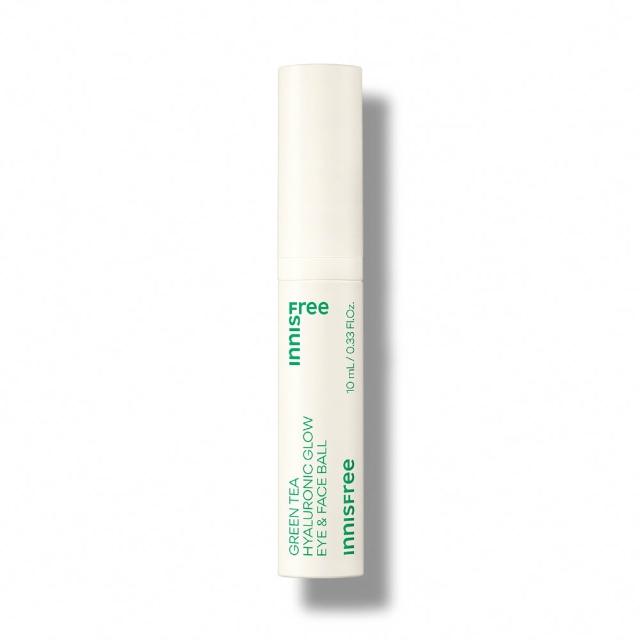 【innisfree】綠茶玻尿酸滾珠眼部精華 10ml(冰珠眼霜/保濕/改善泡泡眼)