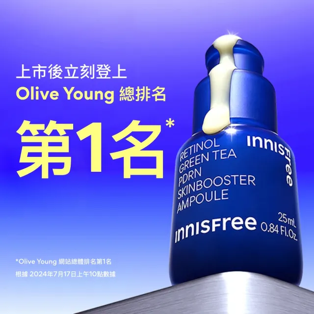 【innisfree】1%A醇PDRN水光安瓶 40ml(豪華加大版/緊緻毛孔、水光精華)