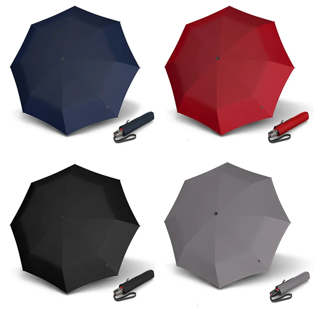 【Knirps 德國紅點傘】自動傘-經典自動開收晴雨傘(T200-素面/威品嚴選)