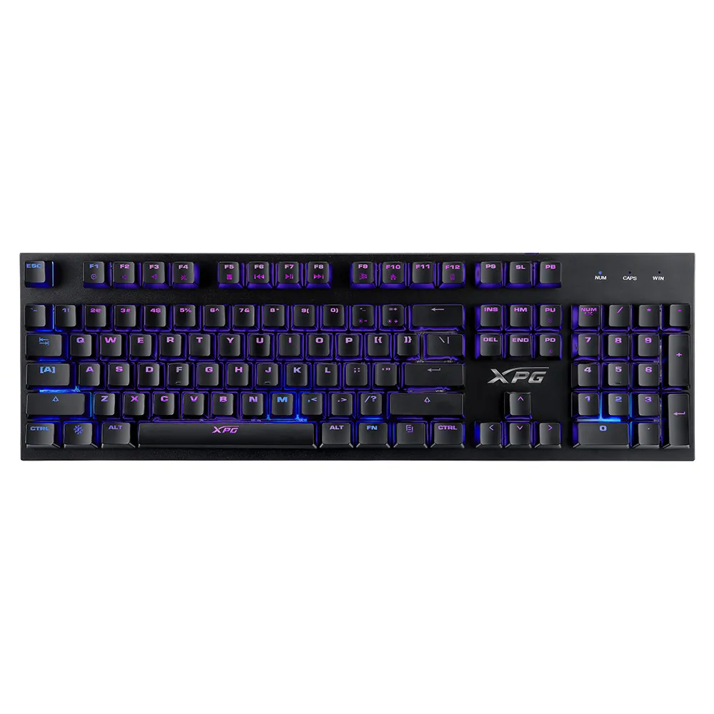 【XPG】K10 RGB 有線電競鍵盤-類機械軸(附中英鍵帽)