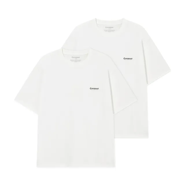 【COVERNAT】男女款-經典Logo短袖T恤兩件組 (短袖上衣 / 多色 )