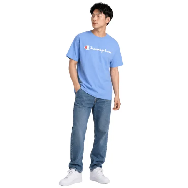 【Champion】冠軍 純棉 5.2盎司薄款 LOGO 短袖 T恤 上衣 短T CLASSIC GRAPHIC TEE SCRIPT(請留意尺碼數據)