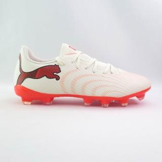 【PUMA】男 足球鞋 Future 9 Play FG/AG 釘鞋 (10917001米白/紅)