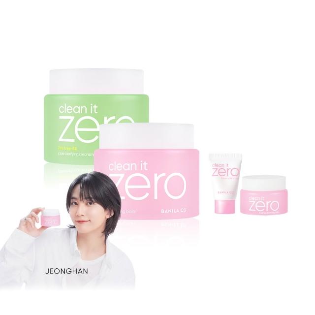 【BANILA CO】ZERO零感肌瞬淨卸妝霜180ml-2入(經典/茶樹/卸妝霜/清潔)