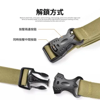 露營中毒本鋪 ISE 雙保險插扣綁帶 行李綁帶 束帶 綑綁帶 露營綁帶 戶外 露營