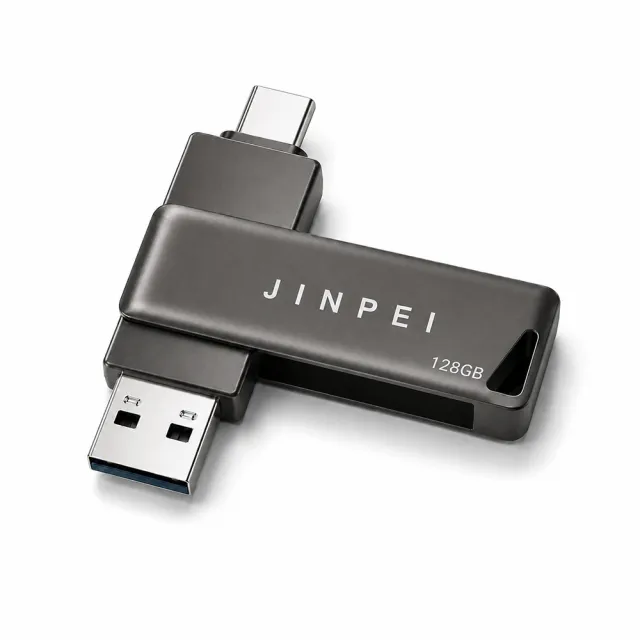 【JINPEI 錦沛】128GB USB3.2 Type-C雙介面隨身碟