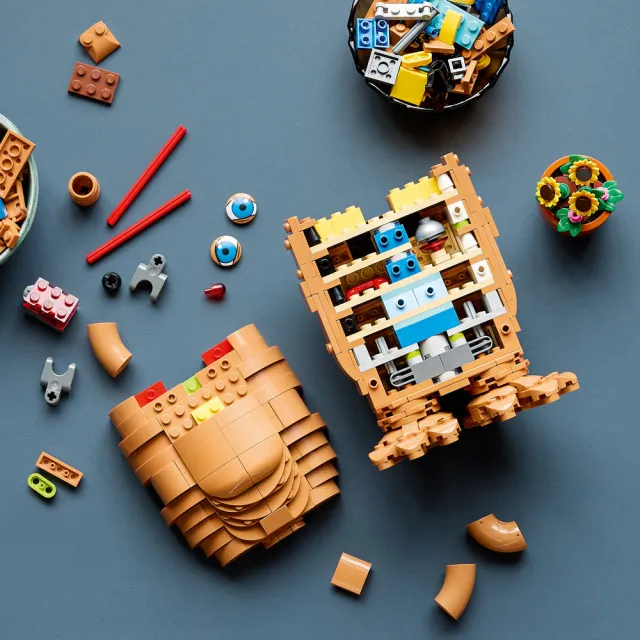 【LEGO 樂高】Ideas 21370 E.T. the Extra-Terrestrial(外星人模型 居家擺設 禮物 玩具)