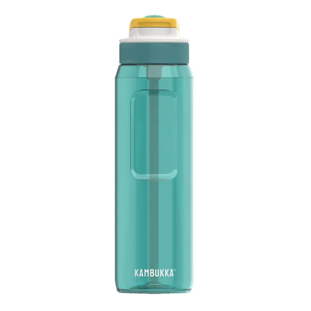 【KAMBUKKA】卡沛卡 Lagoon 趣吸瓶 Tritan 1000ml/多色任選(吸管杯/運動水壺/運動水瓶/兒童水壺)