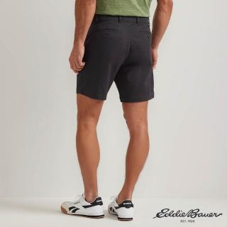 【Eddie Bauer】男性棉質水洗斜紋短褲 任選