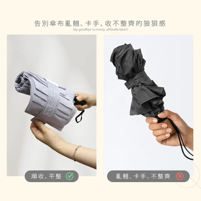 【雨之情】瞬收免摺記憶紗自動傘-雨傘 順收傘 折疊傘