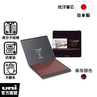 【uni】最高等級 六角原木抗污鉛筆 22階繪師專業版