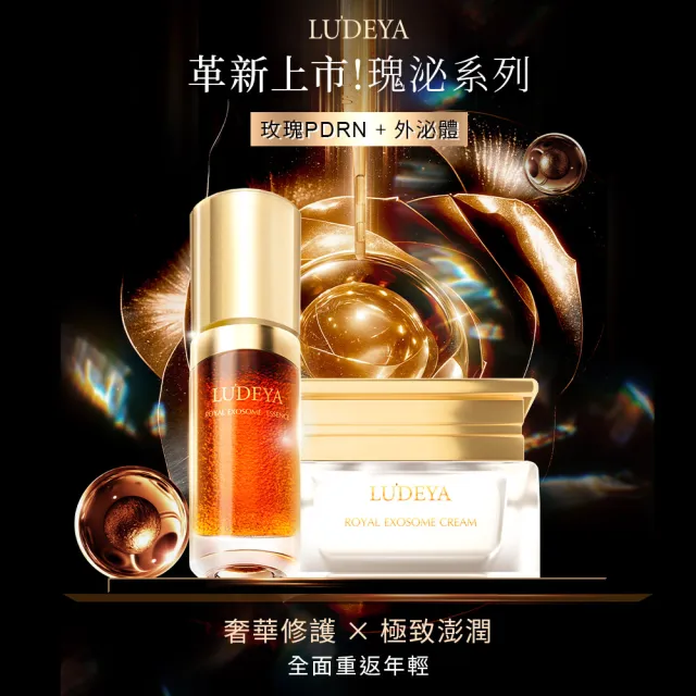 【LUDEYA】玫瑰微泌精華★買大送小(蜂王玫瑰微泌新生精華35ml＋12ml)