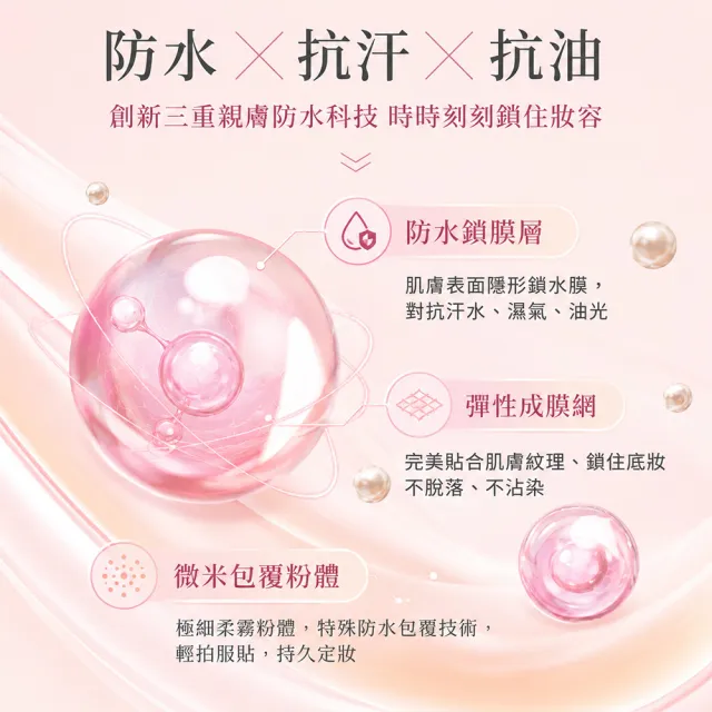 【BELDORA 蓓朵娜】完美持妝防水蜜粉餅2入組(防水蜜粉餅10gx2)