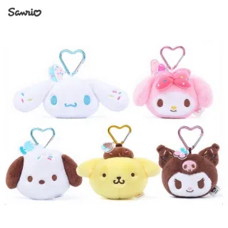 【SANRIO 三麗鷗】正版授權夏日冰淇淋系列美樂蒂大耳狗酷洛米帕恰狗布丁狗玩偶包包吊飾鑰匙