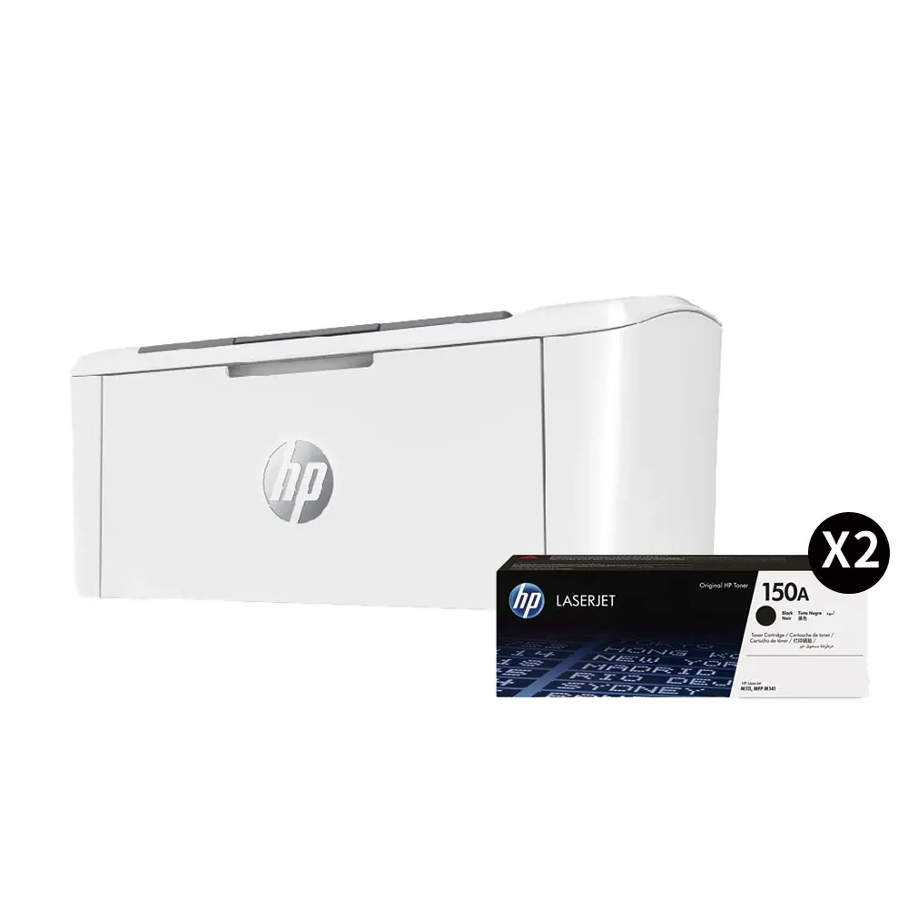 【HP 惠普】官方直營 搭2黑碳粉★LaserJet M111w 單功黑白雷射印表機(列印)(原廠登錄免費升級3年保固組)