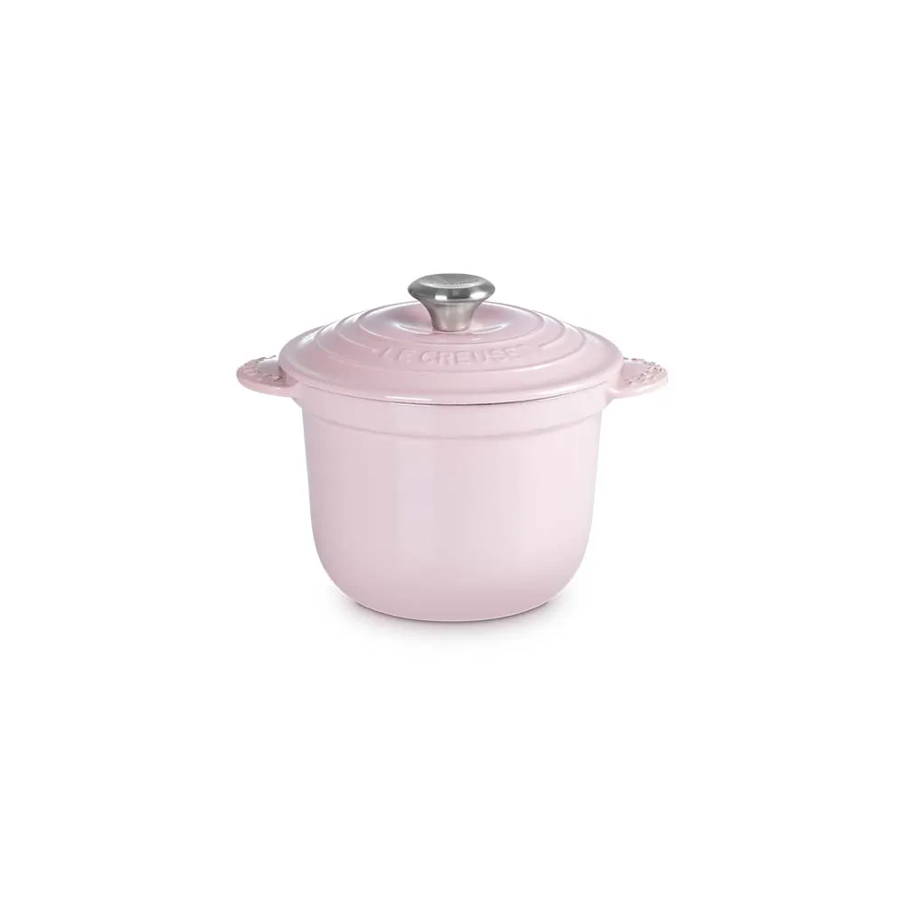 【Le Creuset】萬用窈窕琺瑯鑄鐵鍋18(雪紡粉)
