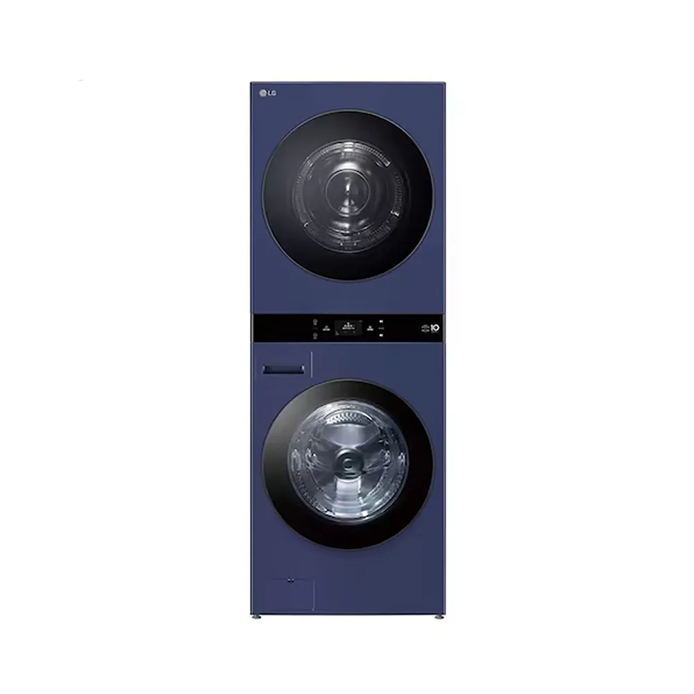 【LG 樂金】家電快配22公斤+20公斤◆ WashTower AI 智控洗乾衣機第二代◆霧夜藍(WD-S2220NV)