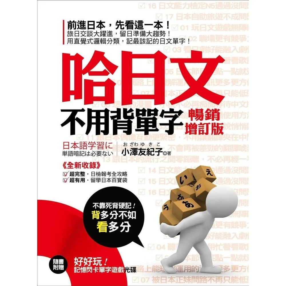 【momoBOOK】哈日文不用背單字(電子書)