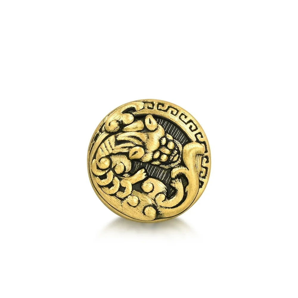 【點睛品】網路獨家款 Charme XL 神勇貔貅 黃金串珠