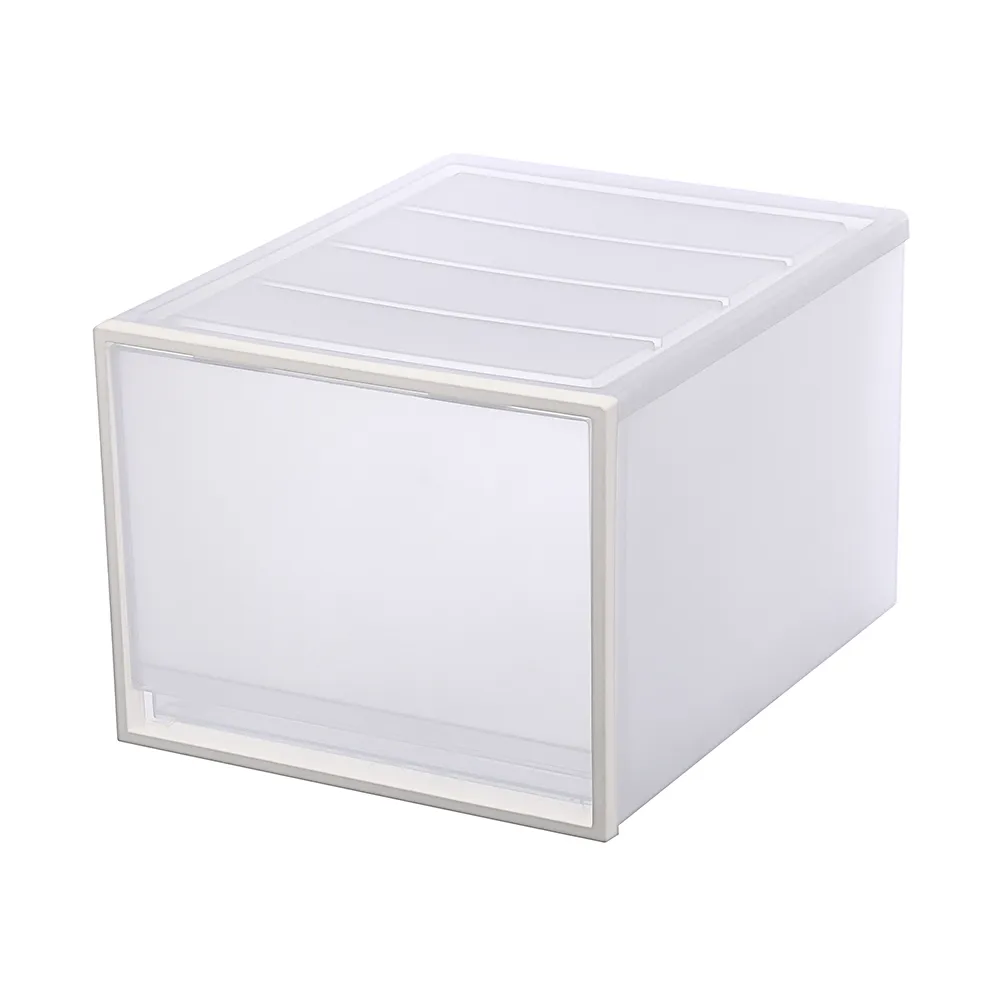 【KEYWAY 聯府】面寬40-贊娜單抽深型整理箱-1入(收納箱 日式 無印風 MIT台灣製造)