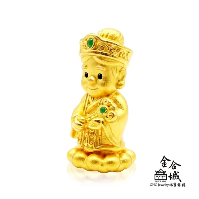 【金合城】神明系列金飾-土地婆黃金擺件 MNA0020(金重約0.47錢)